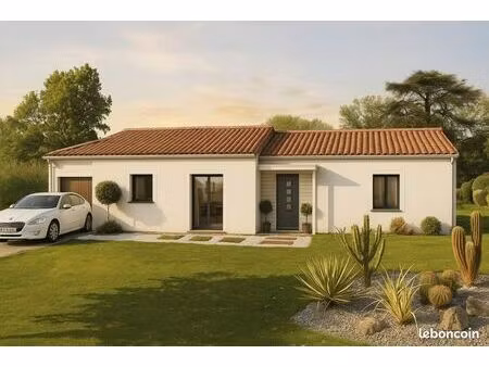 maison t4 plain pied à boisseron terrain de 500m2 arboré