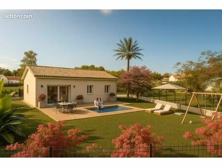 maison t5 plain pied sur terrain de 1000m2 arboré