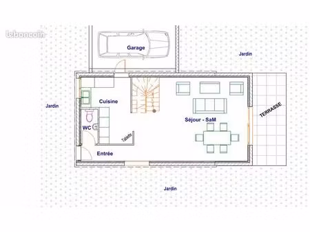 maison au calme avec jardin