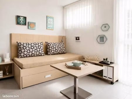 studio 1 pièce 19 m²