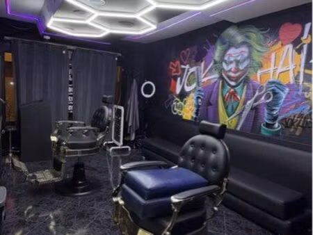 barber shop / fonds de commerce salon de coiffure - près à travailler
