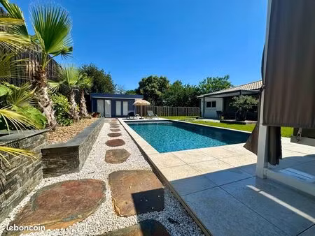maison contemporaine 139 m² – 4 ch – piscine – plain-pied