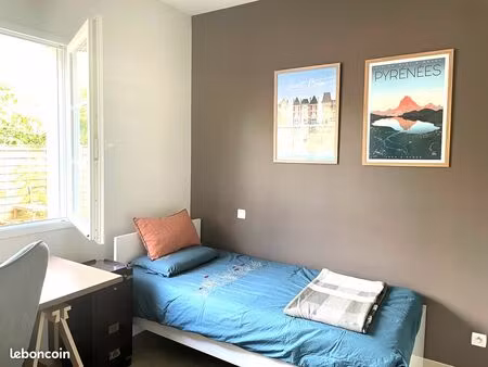 spécial été : chambre meublée  jardin  piscine