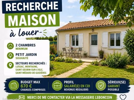 recherche maison 2 chambres