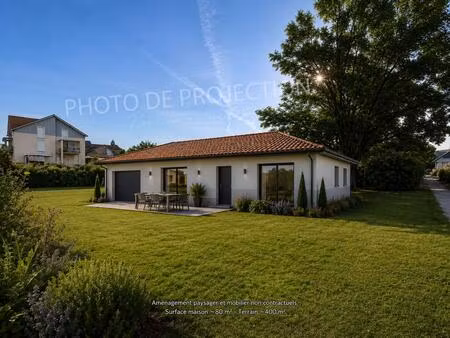 terrain - 462 m2- lescar - plat - viabilise - lot 2