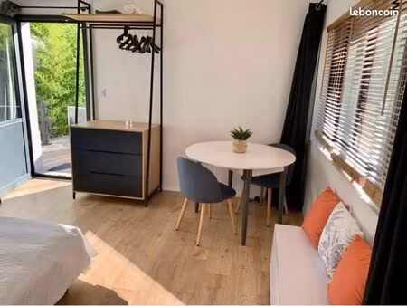 studio independant avec terrasse