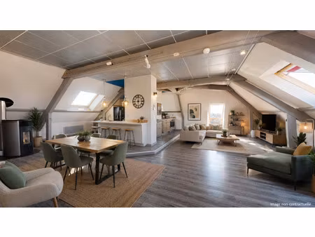 appartement en dernier étage avec parking