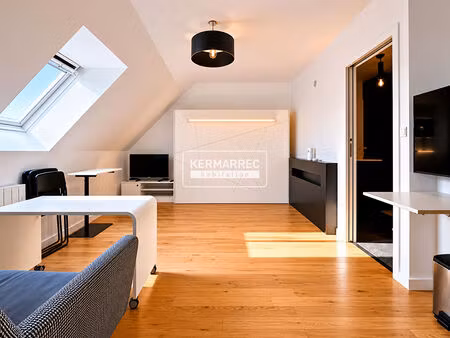 studio amenage et equipe avec parking - rue de nantes - libre de toute occupation