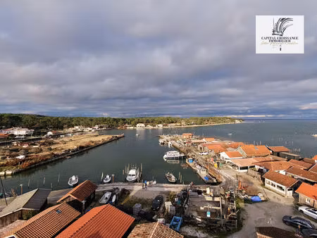 terrain avec projet maison et piscine - piraillan lège cap-ferret