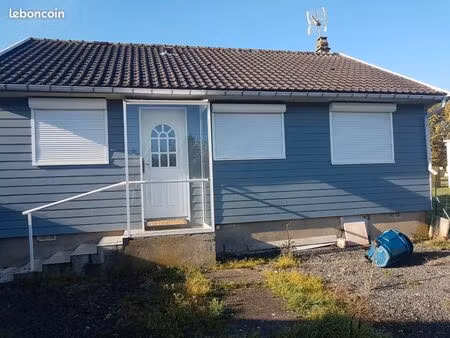 maison plein pied sur terrain tranquille
