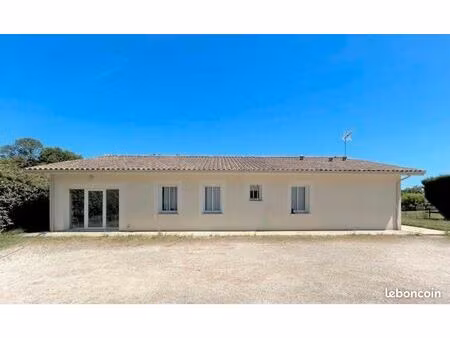 maison t4 de plain-pied avec grand jardin et hangar – targon