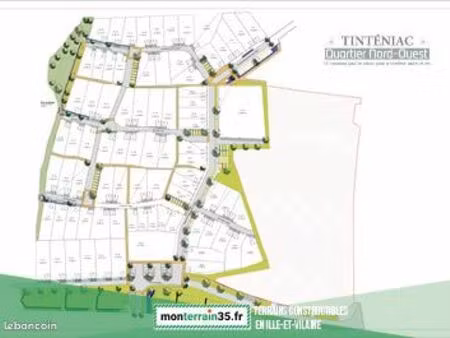 terrains à bâtir viabilisés à tinténiac avec terre & toit aménageur du département 35