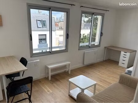 grand studio meublé 29m2 - bois-colombes quartier mairie