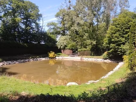 vente terrain avec plan d eau sur une superficie de 2130 m2 dont 900 m2 de plan d eau . su