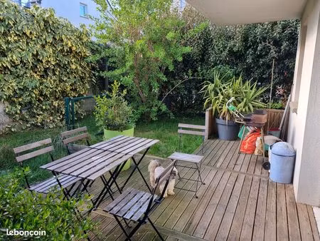 vds appartement bréal t3 rez de jardin