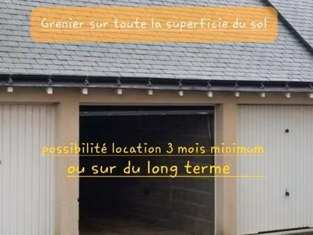 ? box de stockage pour du mobilier avec un grenier très grand volume◊ quartier la bergeonn