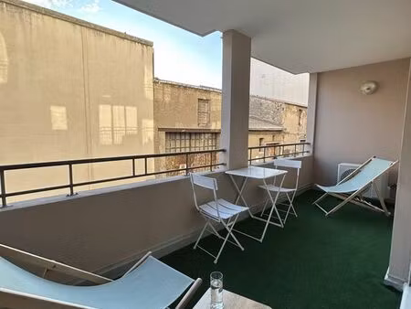 t2 meublé bail étudiant ou mobilité – terrasse + parking