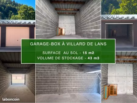 garage / box / stockage de 15 m3 / 43 m3 à villard de lans