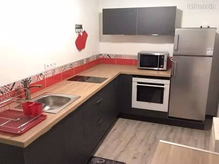 location t1 meublé avec garage
