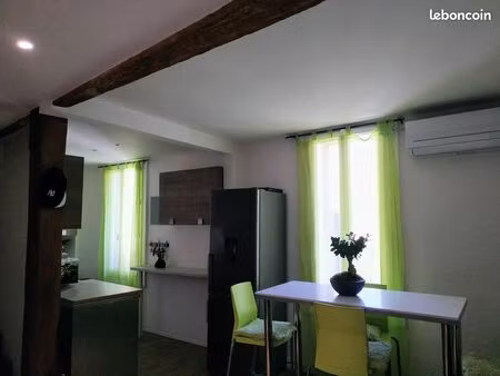 appartement t3 60 m² climatisé – centre cournonterral