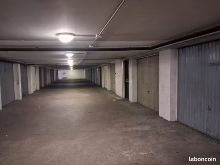 garage box en sous sol