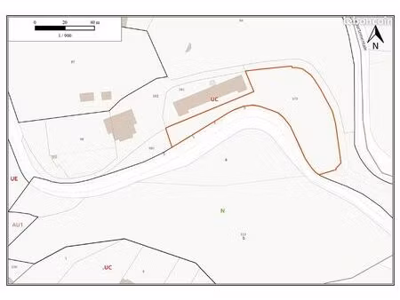 terrain à bâtir – usage mixte habitation / activité – 2 836 m² – saint-claude / chaffardon