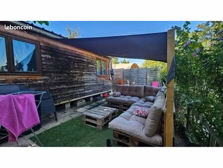 ? chalet cosy entièrement rénové avec grande terrasse – camping résidentiel (isère  proche