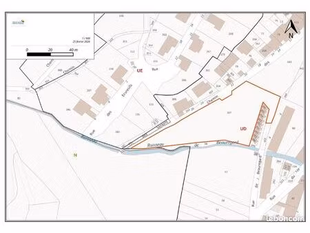 terrain à bâtir – 3 100 m² – saint-claude – chemin des vergers