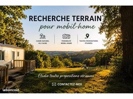 recherche terrain pour installation mobil-home
