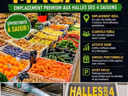 commerce fruits et légumes