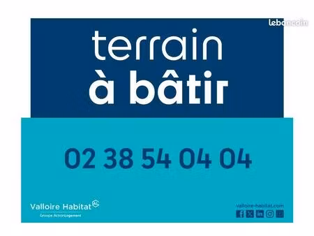 terrain 1 085 m² chantecoq