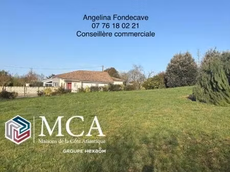 terrain 1 000 m² beaupuy