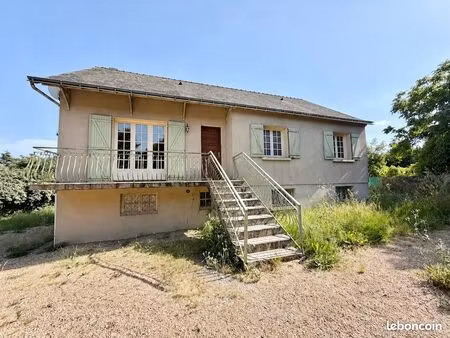 villeveque : maison t5 - 141m2 - parcelle : 777m2