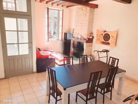 coup de coeur assuré ❤️ maison de ville 130m² dpe c - le mas d’agenais + cour 25m² - 119 0