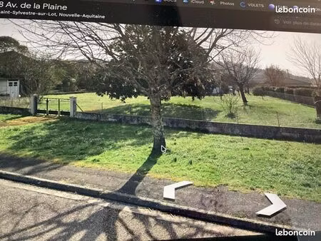 terrain 775 m2 saint sylvestre sur lot 47140