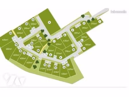 terrain 448 m² le longeron
