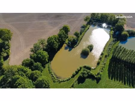 terrain de loisir de 1har5 avec etang de 8000m2