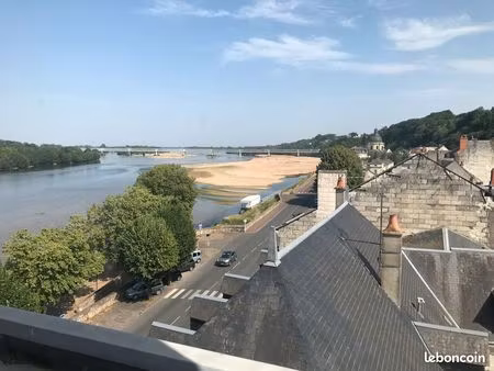 beau f2 avec vues loire et chateau