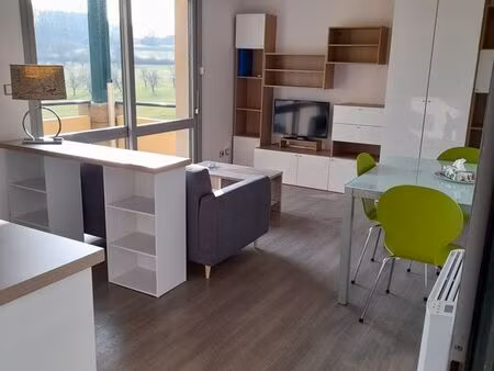 magnifique t2 meublé 33m2 vue sur golf