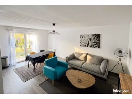 bel appartement 3 pièces meublé - avoine - balcon - parking