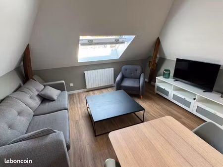 t2 meublé 46 m² entièrement rénové
