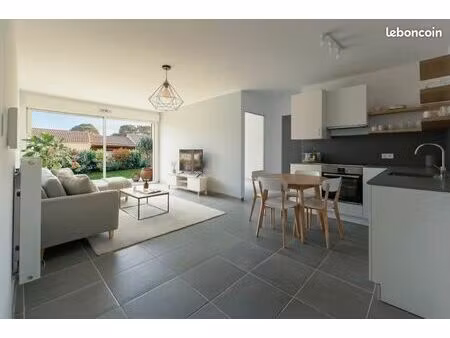 ?️ investissement locatif – t2 neuf avec jardin à saint-michel-chef-chef