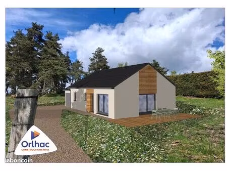 votre maison ossature bois sur mesure sur terrain d’environ 1000 m²