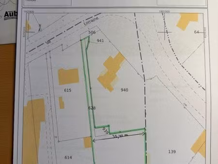 terrain constructible 1343 m2 mexy