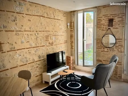 charmant t2 meublé de 40 m² refait à neuf – centre-ville d’agen