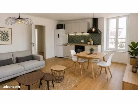 appartement t2 (d) meublé refait à neuf fougères proche centre