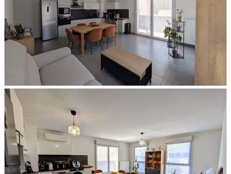 t3 récent de 2016 (67 m²) + balcon à gières 38610