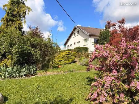 maison individuelle avec joli jardin dont une partie constructible