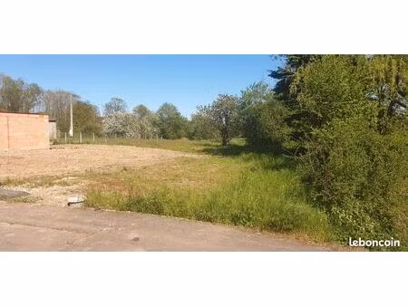 rare terrain plat  viabilisé  libre de constructeur