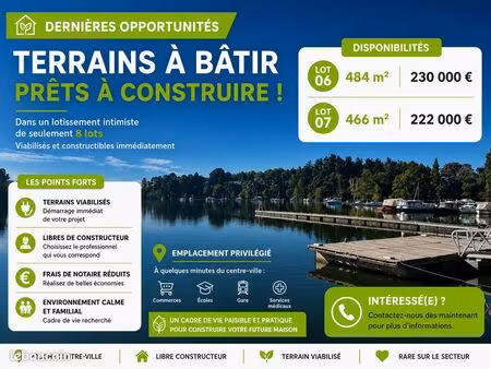 ? dernières opportunités – terrains à bâtir prêts à construire ?